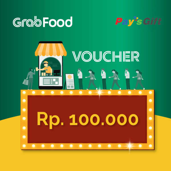 Paysgift [Pays gift] Grab Food Voucher 100.000