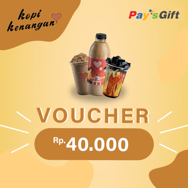 Paysgift [Pays gift] kopi kenangan eVoucher 40.000
